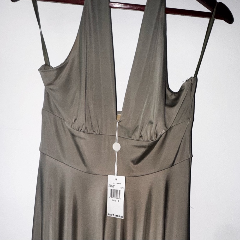 Michael Kors Backless Olive Dress